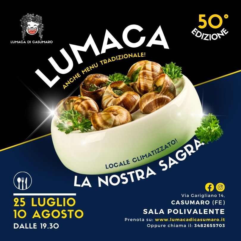 Sagra lumaca luglio