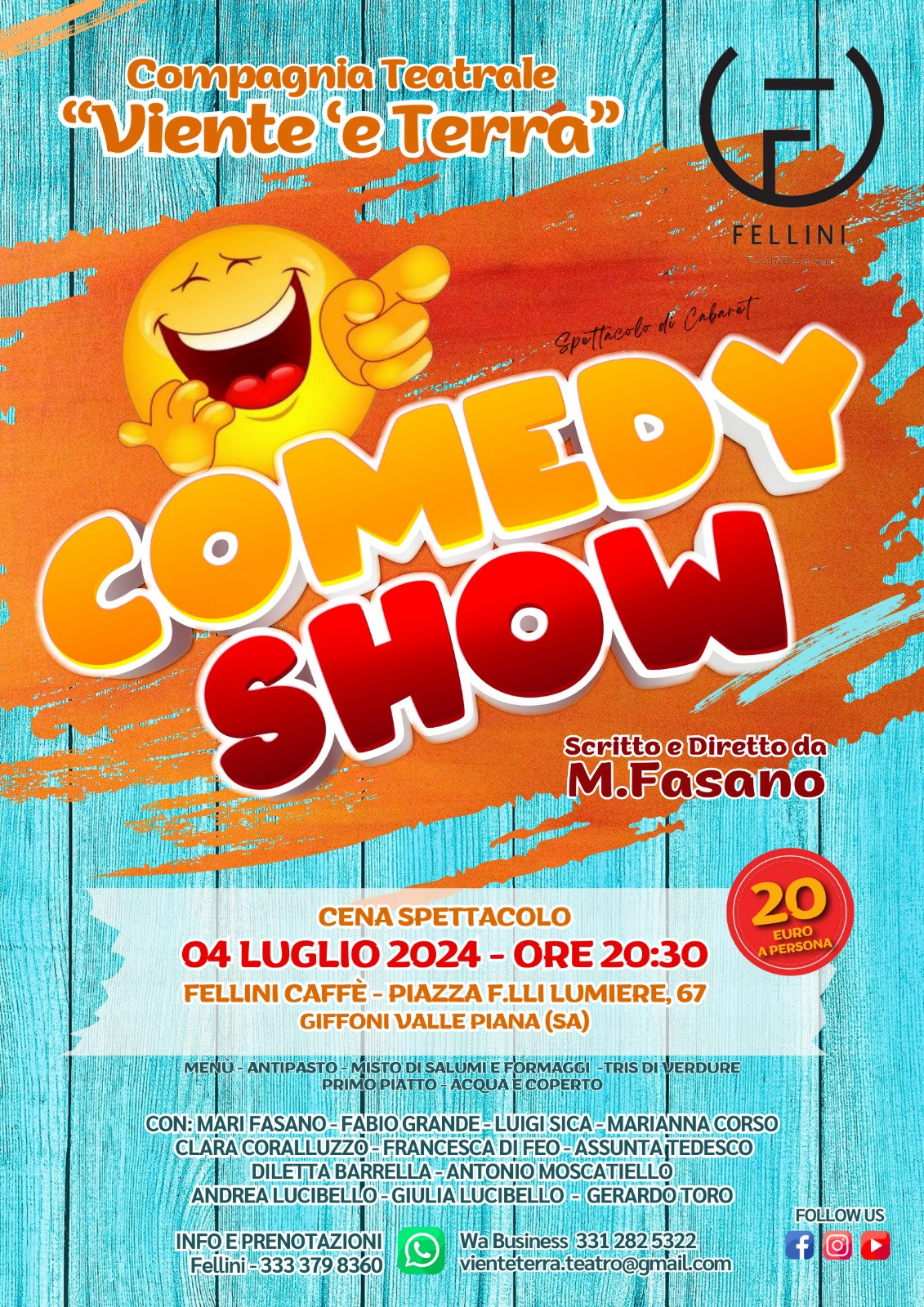 Locandina comedy show