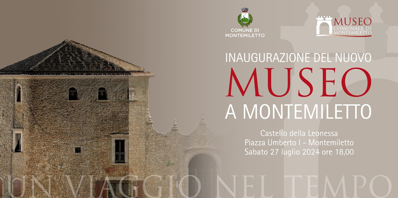 Museo Comunale di Montemiletto Inaugurazione 27 luglio 2024 orizzontale