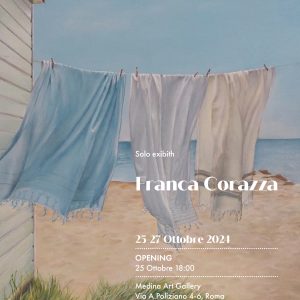 Locandina Solo Exhibit Franca Corazza