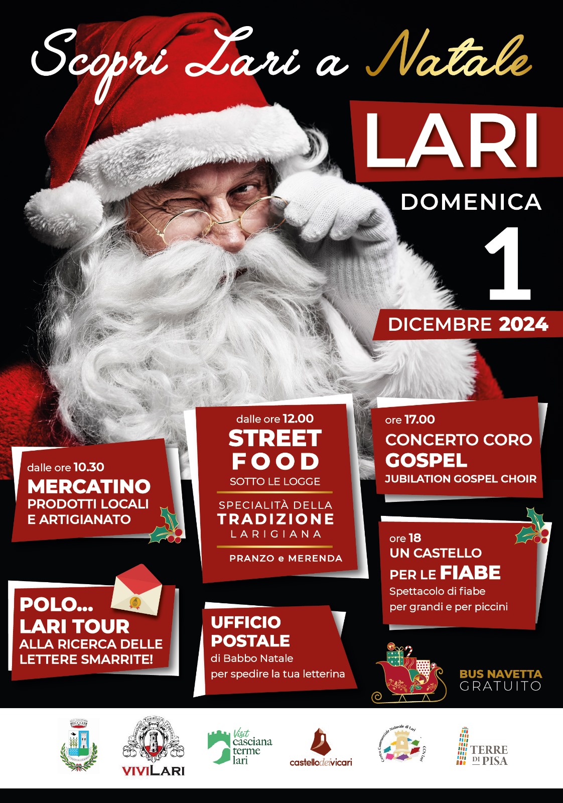 locandina scopri lari a natale 2024