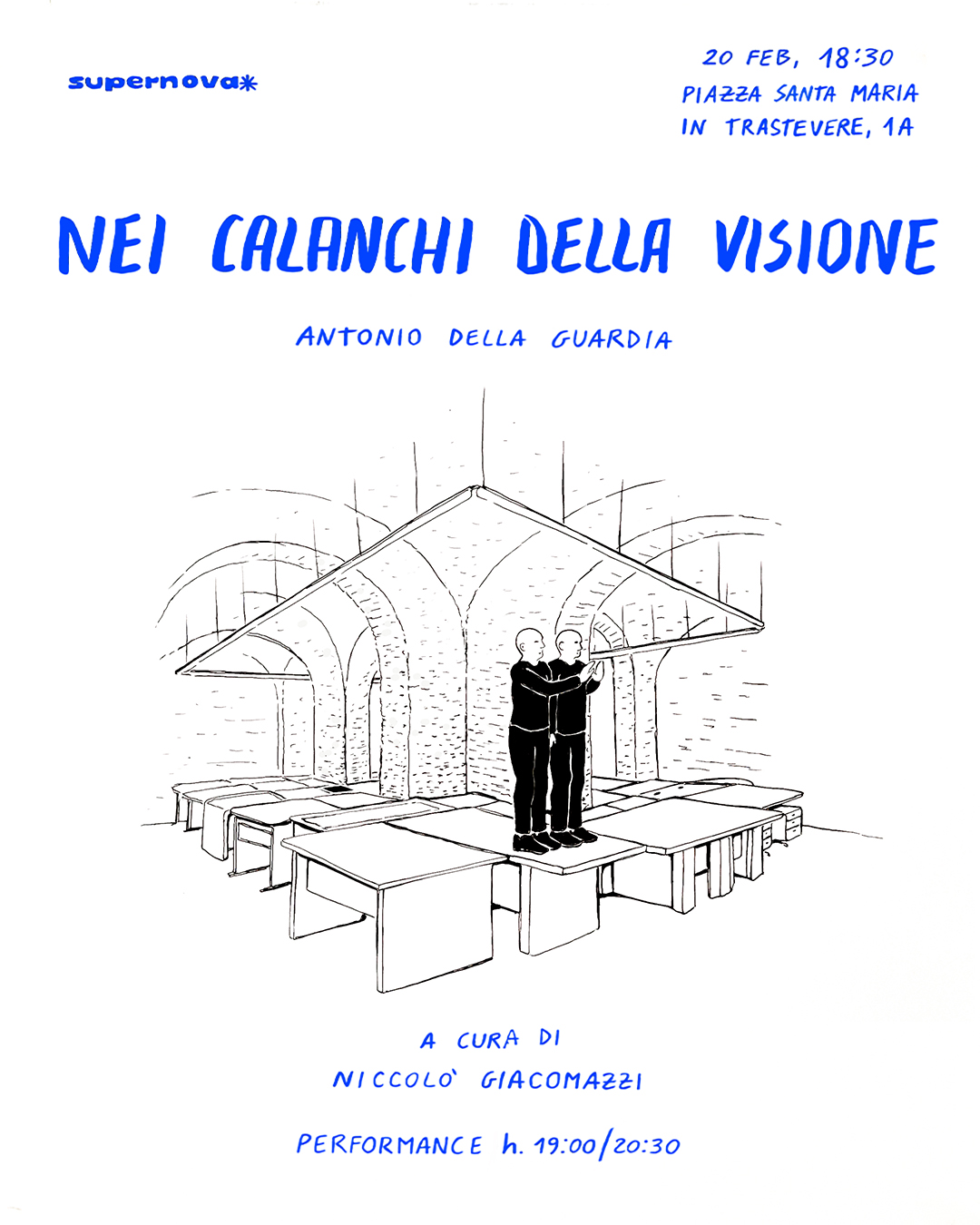 Nei calanchi della visione Antonio Della Guardia a cura di Niccolo Giacomazzi supernova